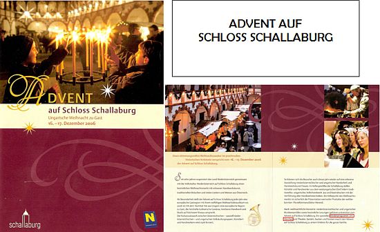 Advent auf Schloss Schallaburg